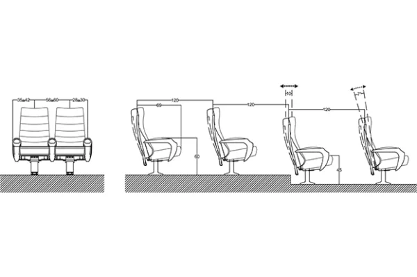 صندلی سینمایی مدل R-2014 - تصویر 4