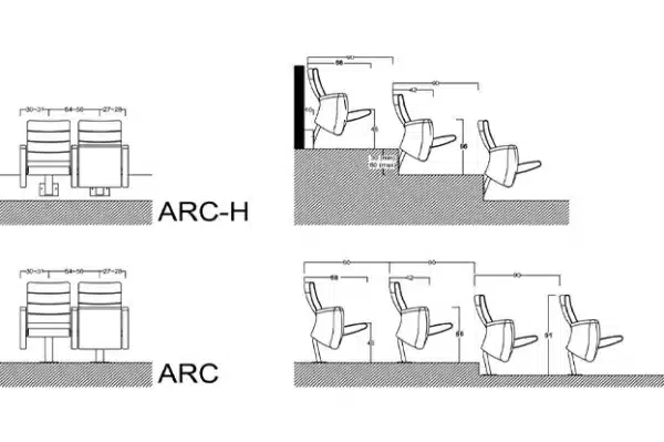 صندلی سینمایی مدل ARC - تصویر 2