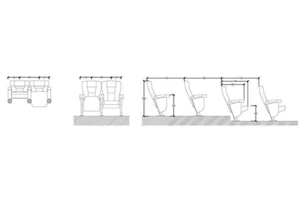 صندلی سینمایی مدل R-755 - تصویر 2